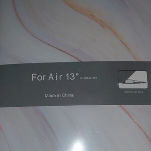 13-Inch Laptop Case for Air - White Marble